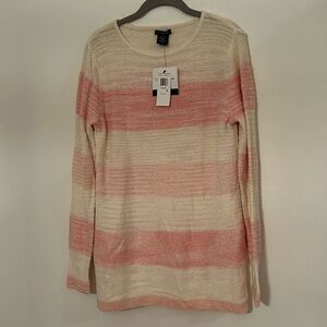 NWT Calvin Klein  Split Back Textured Sweater